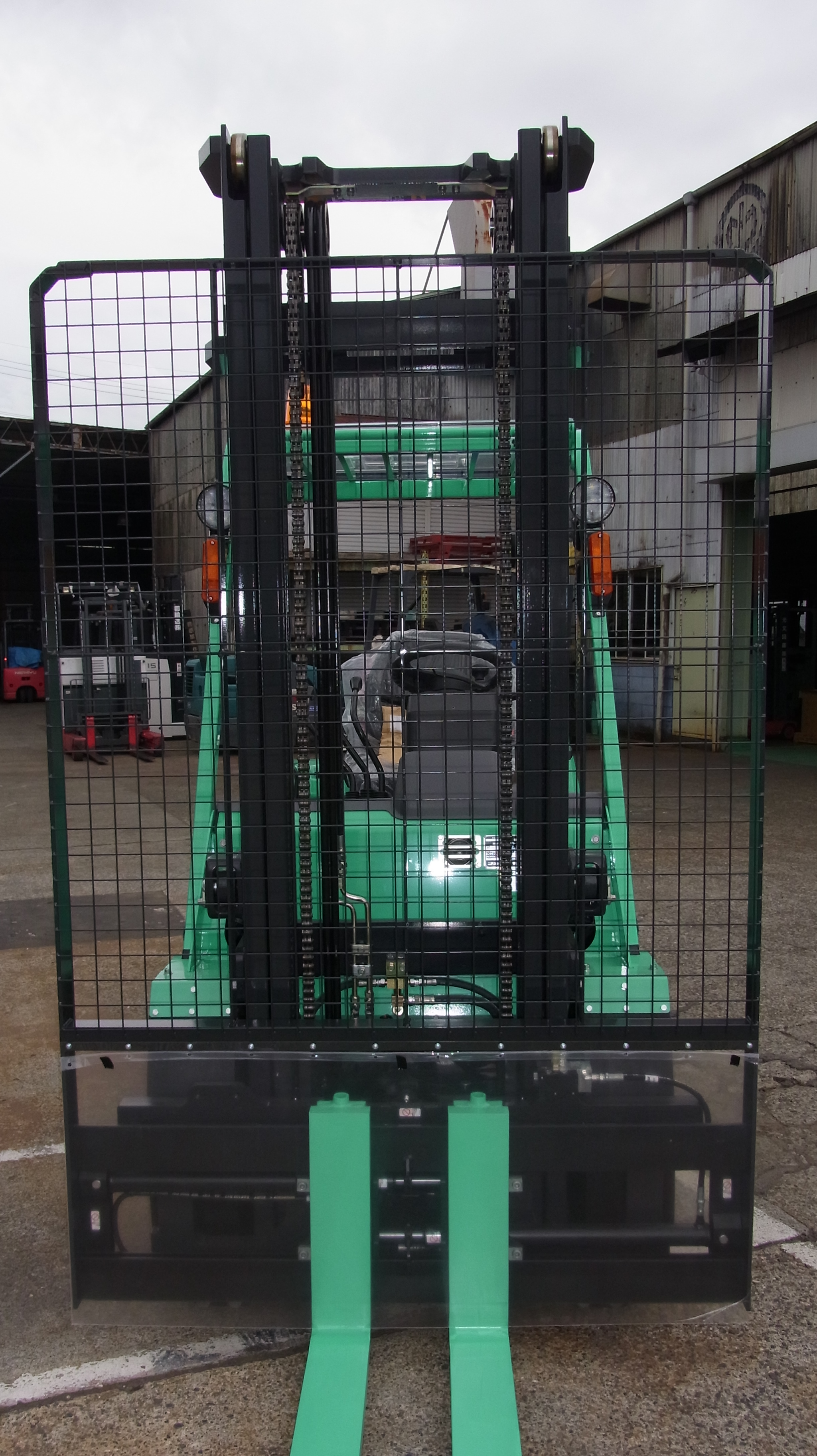 バックレスト（網張り＋下ポリカーボ）の画像